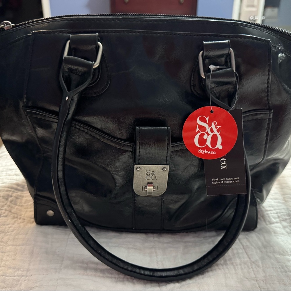 Style & Co. Black Shoulder Bag/Purse